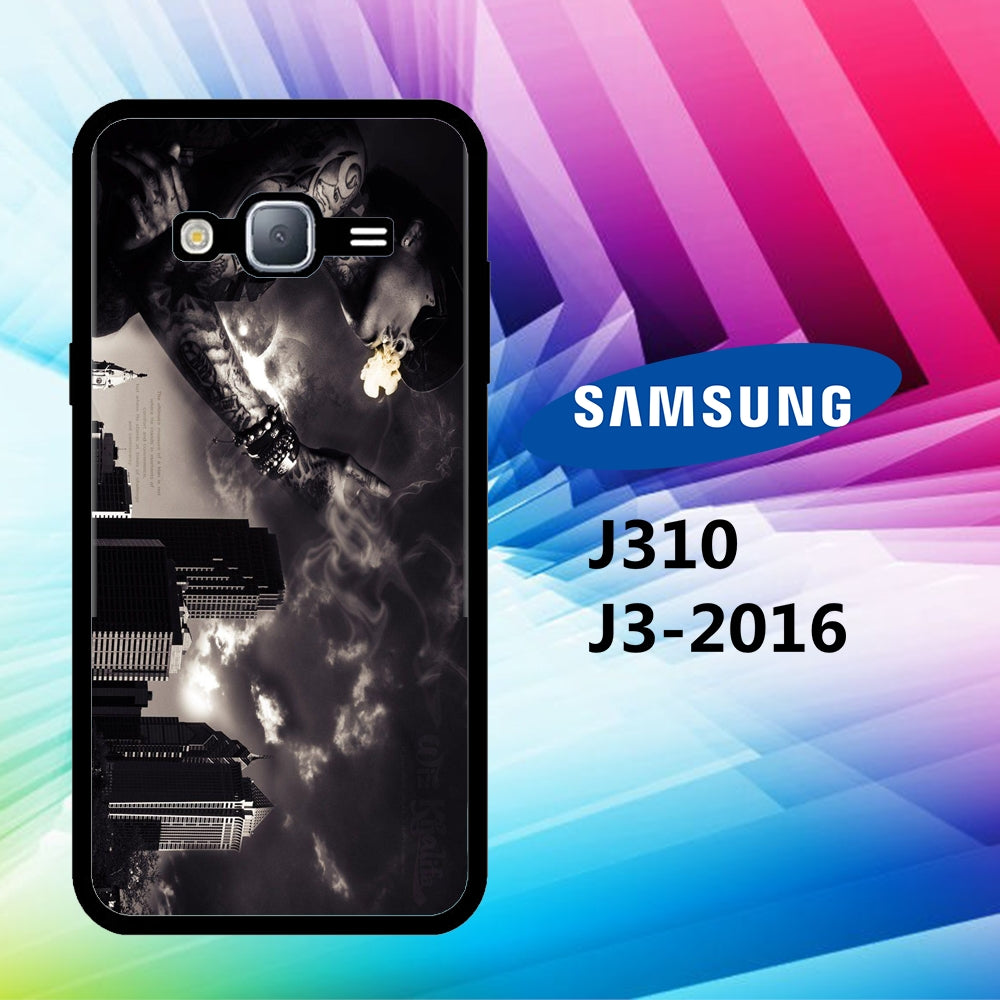 coque samsung J3 2016 J310 Wiz Khalifa Wallpaper