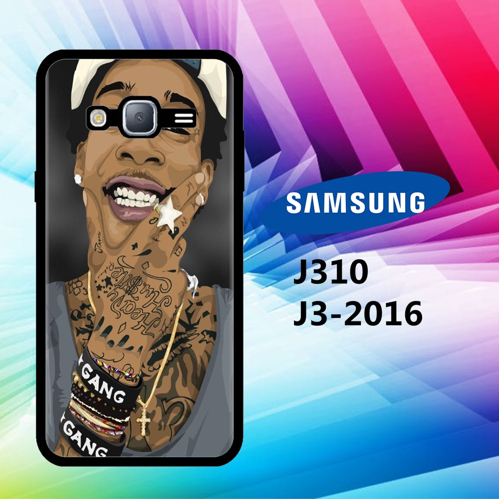 coque samsung J3 2016 J310 Wiz Khalifa Wallpaper