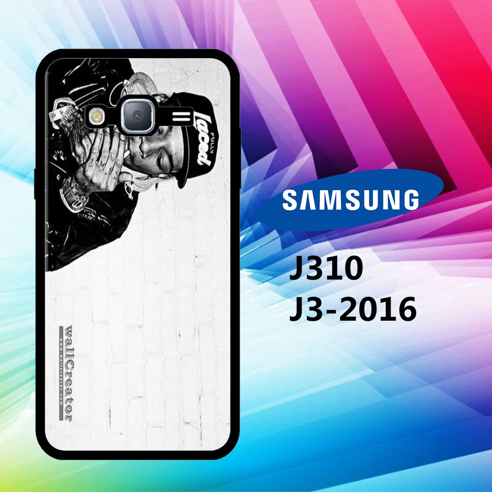 coque samsung J3 2016 J310 Wiz Khalifa Wallpaper