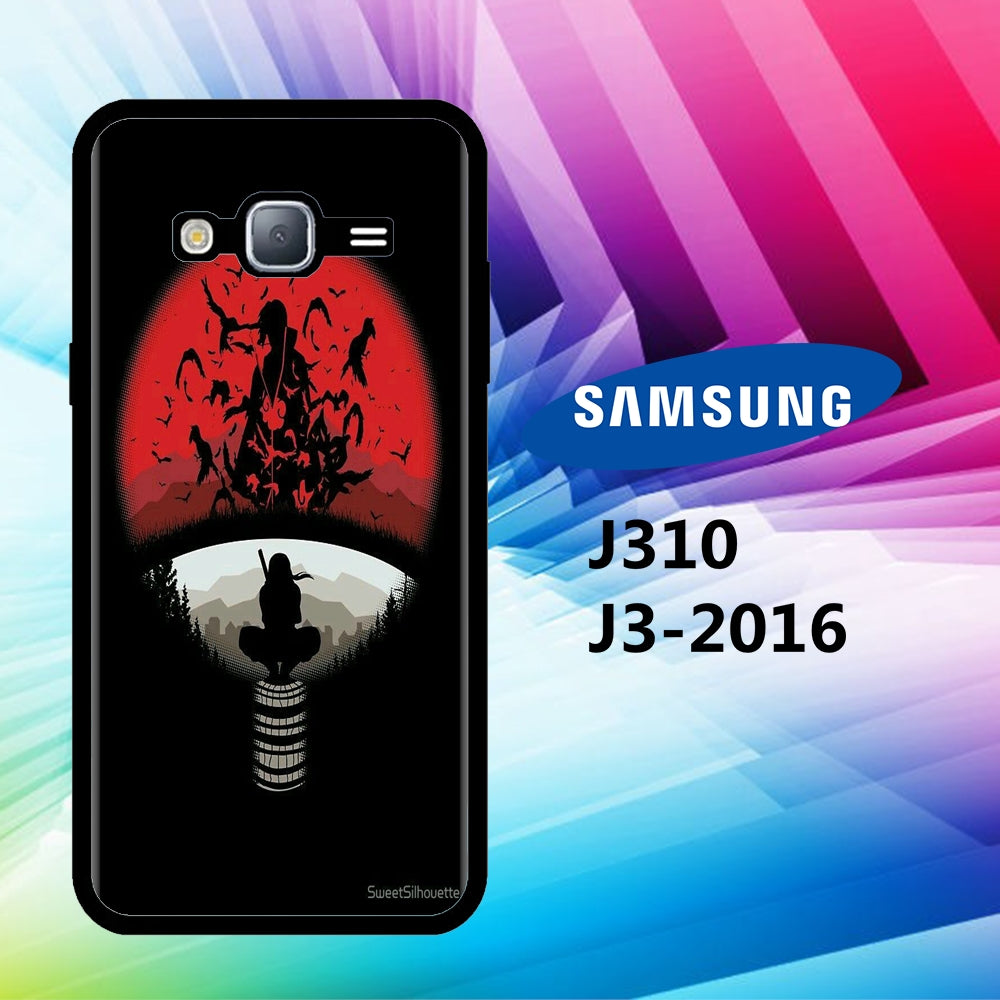 coque samsung J3 2016 J310 sharingan wallpaper