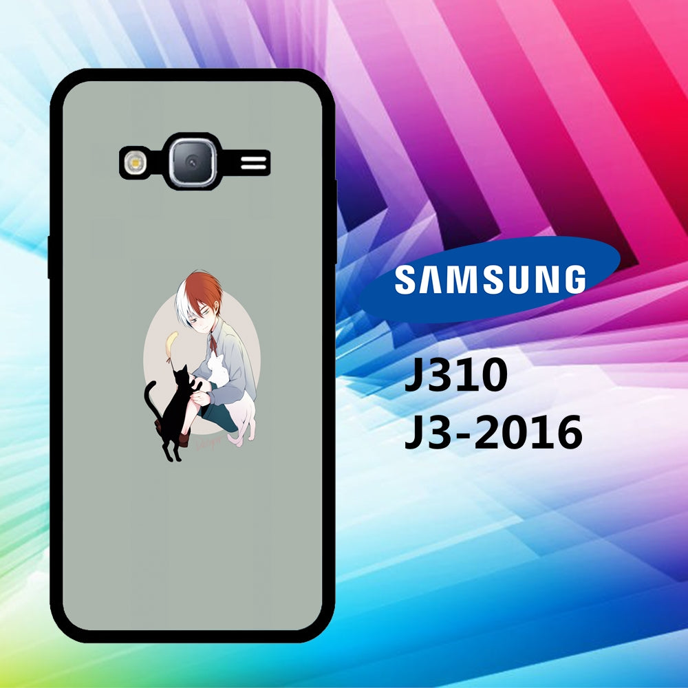 coque samsung J3 2016 J310 todoroki wallpaper