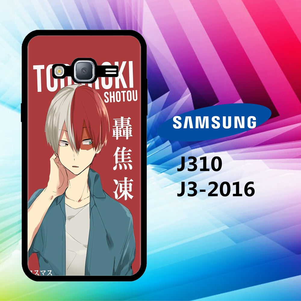 coque samsung J3 2016 J310 todoroki wallpaper