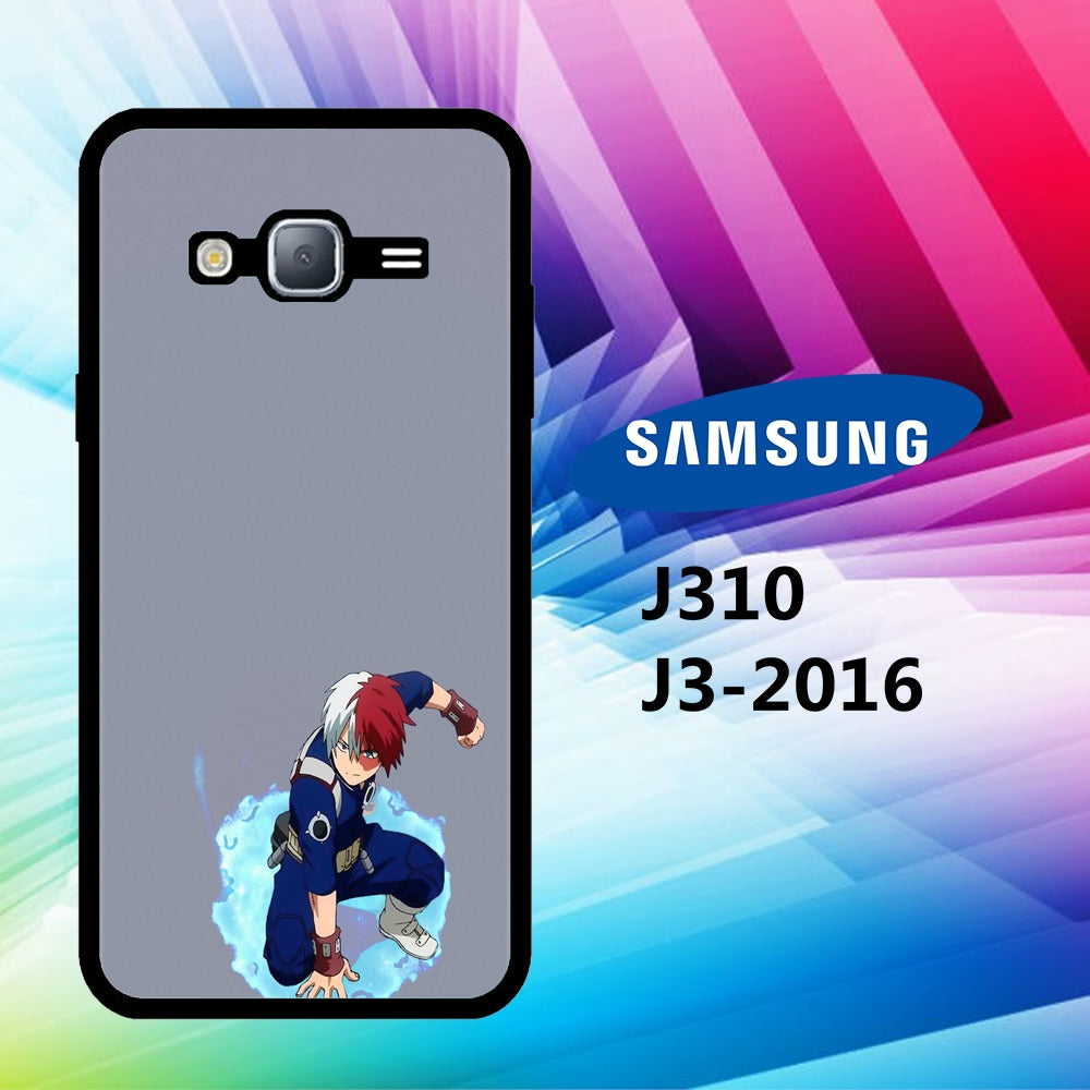 coque samsung J3 2016 J310 todoroki wallpaper