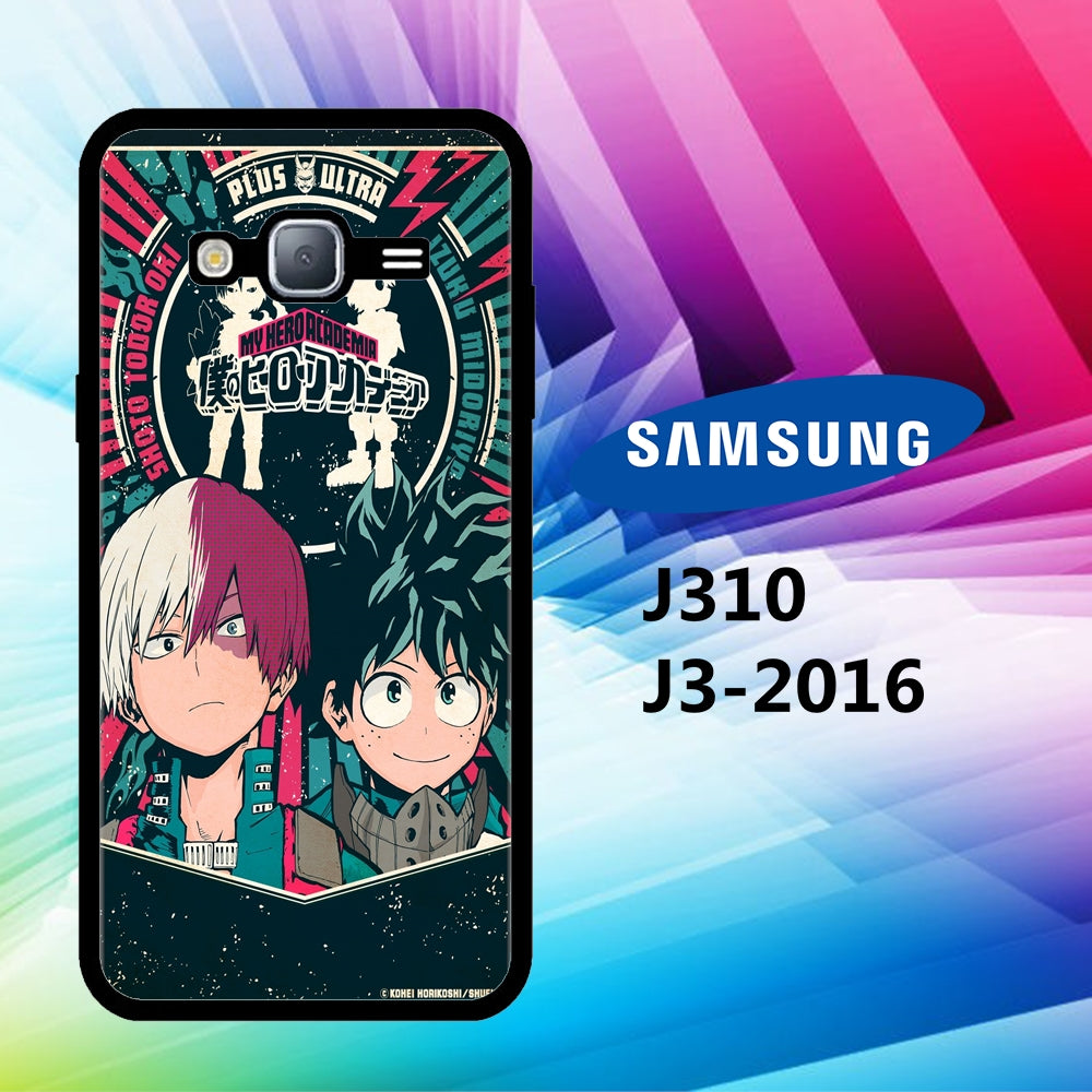 coque samsung J3 2016 J310 todoroki wallpaper