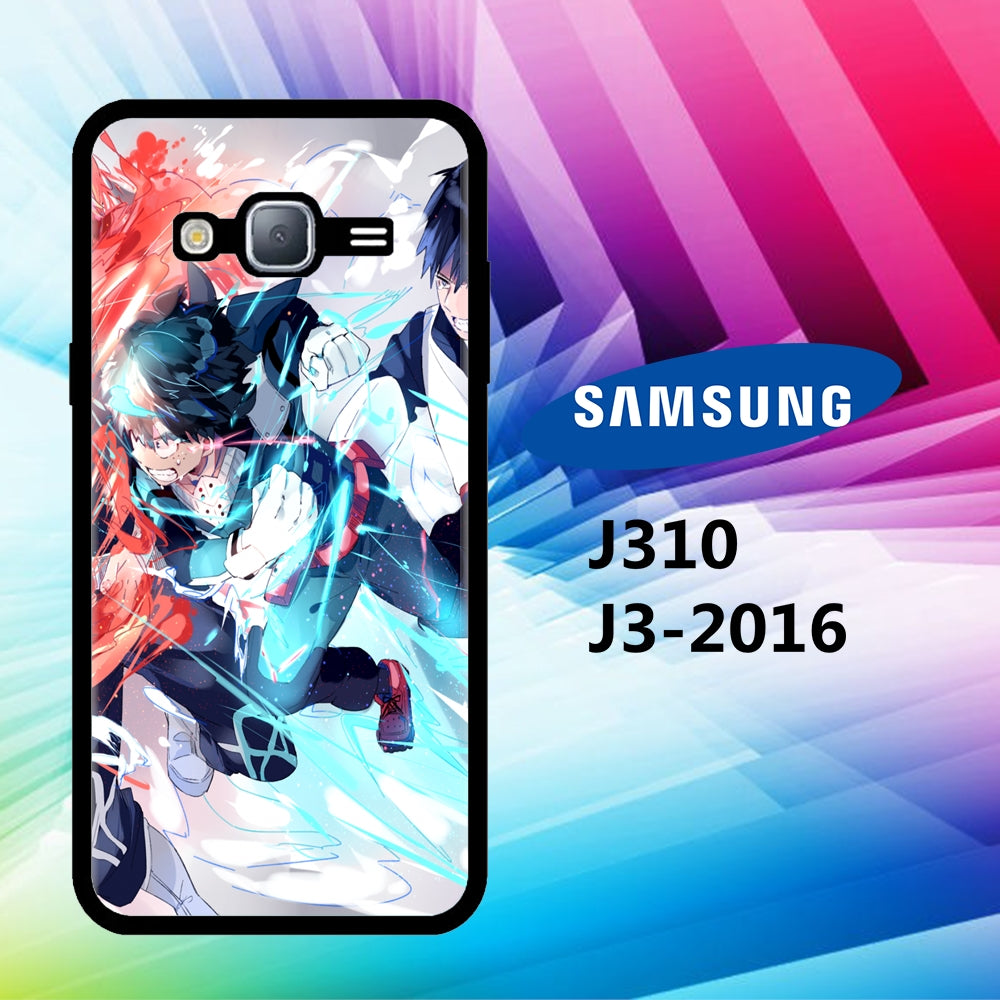 coque samsung J3 2016 J310 todoroki wallpaper