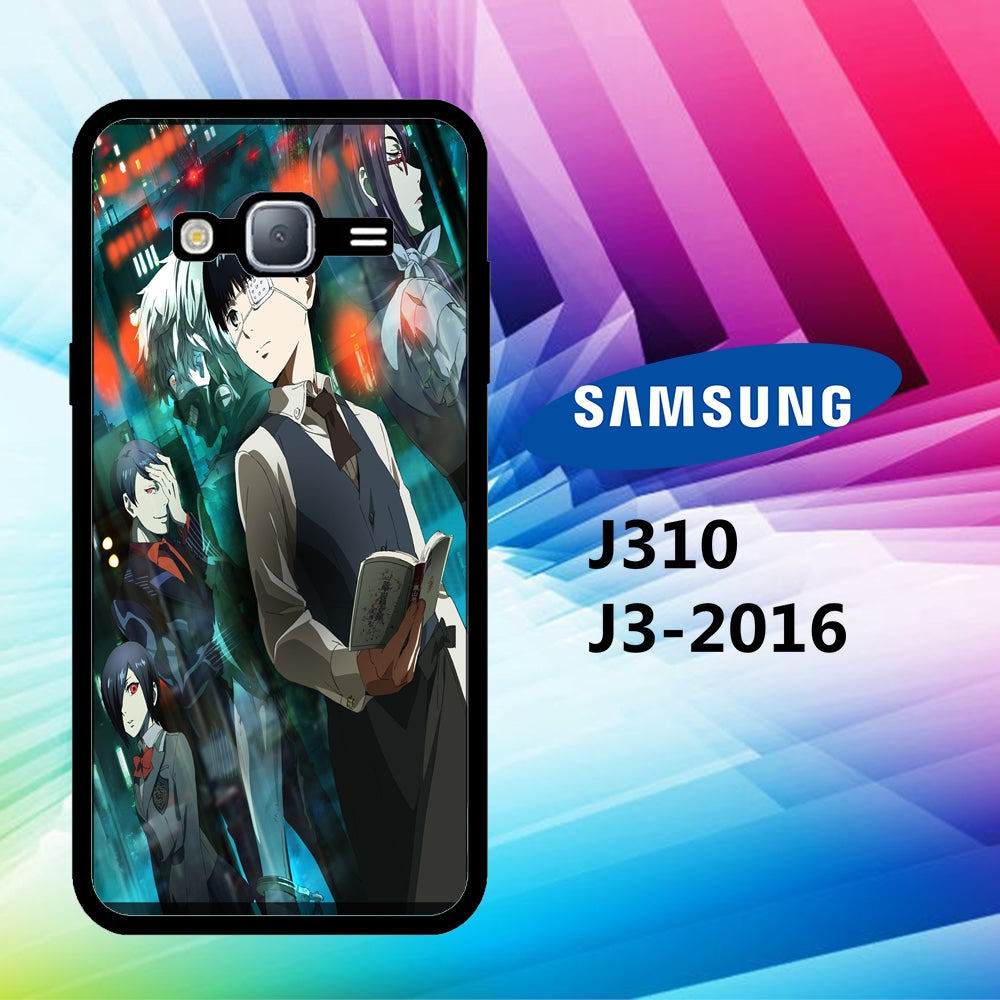 coque samsung J3 2016 J310 tokyo ghoul wallpaper