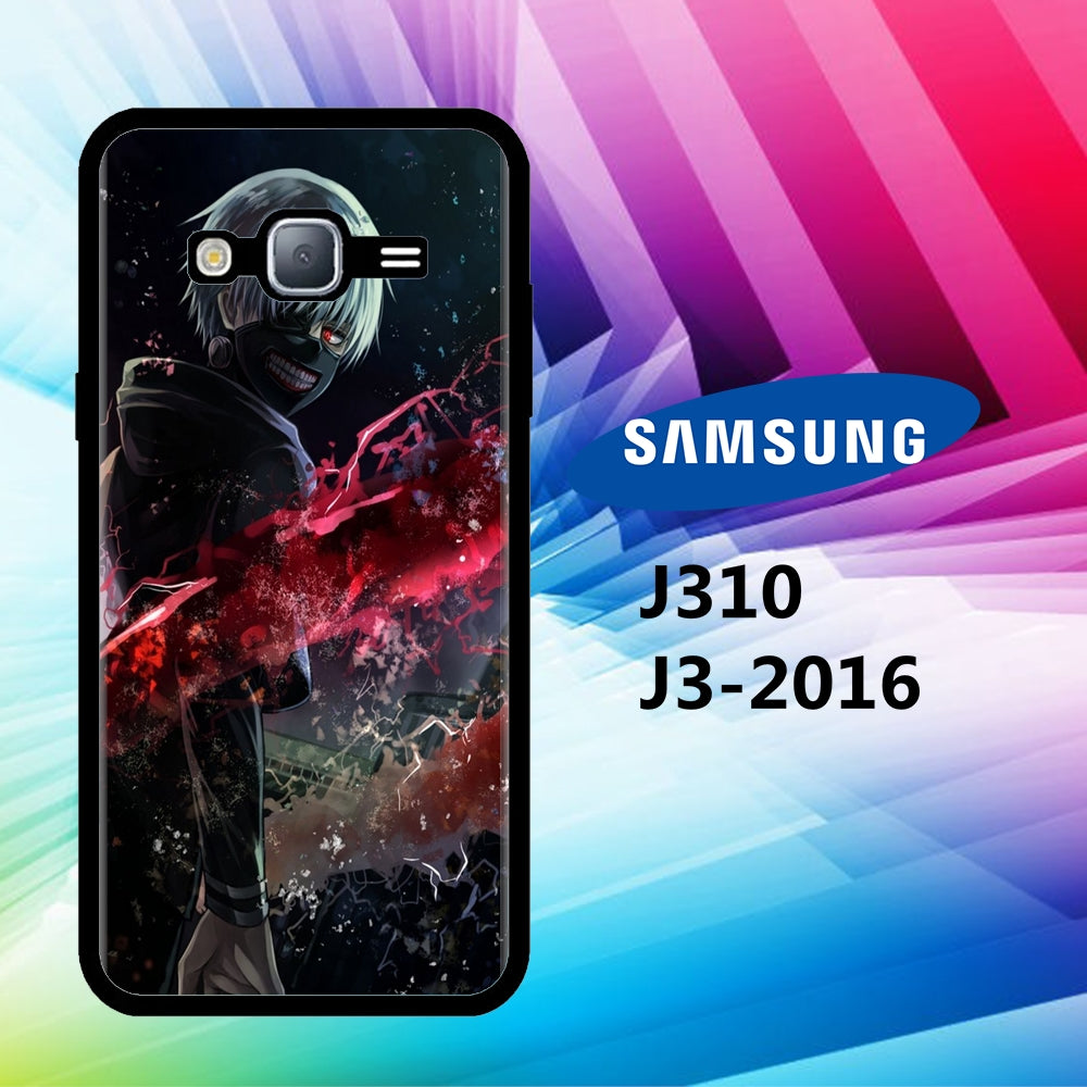 coque samsung J3 2016 J310 tokyo ghoul wallpaper