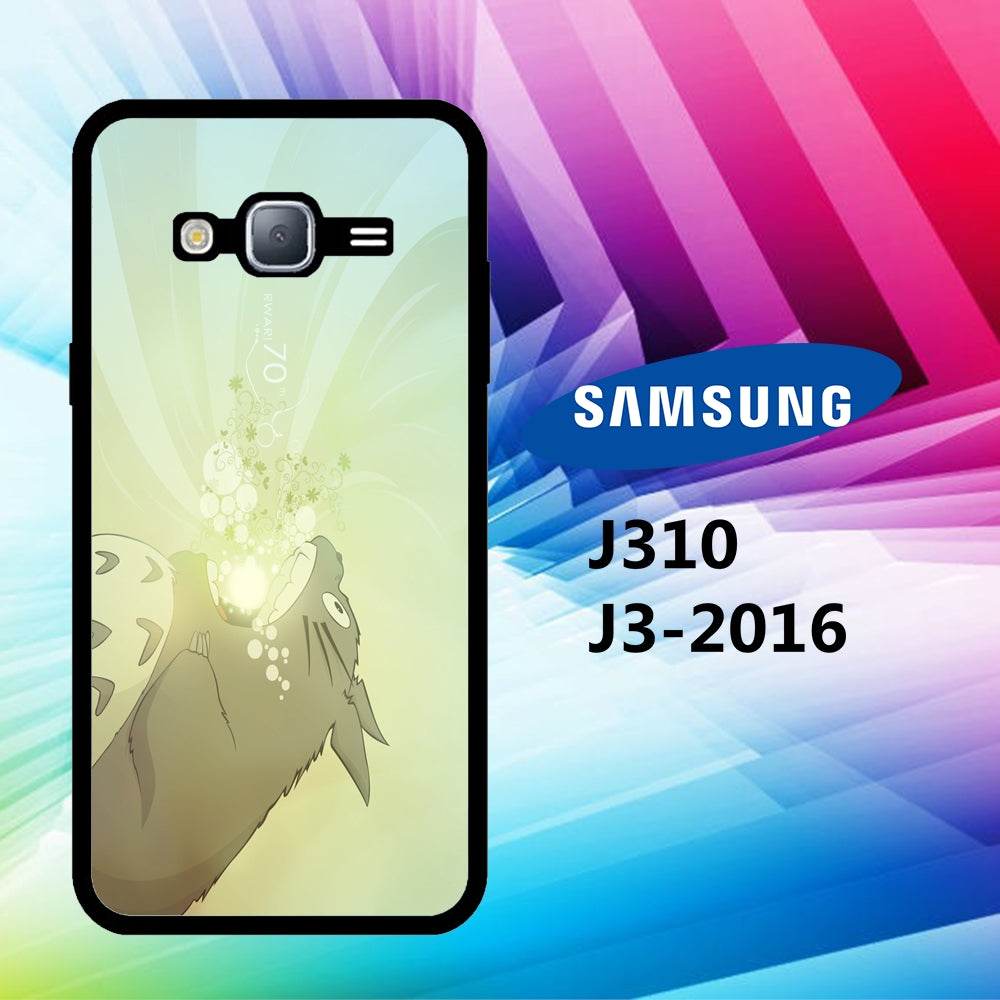 coque samsung J3 2016 J310 totoro wallpaper