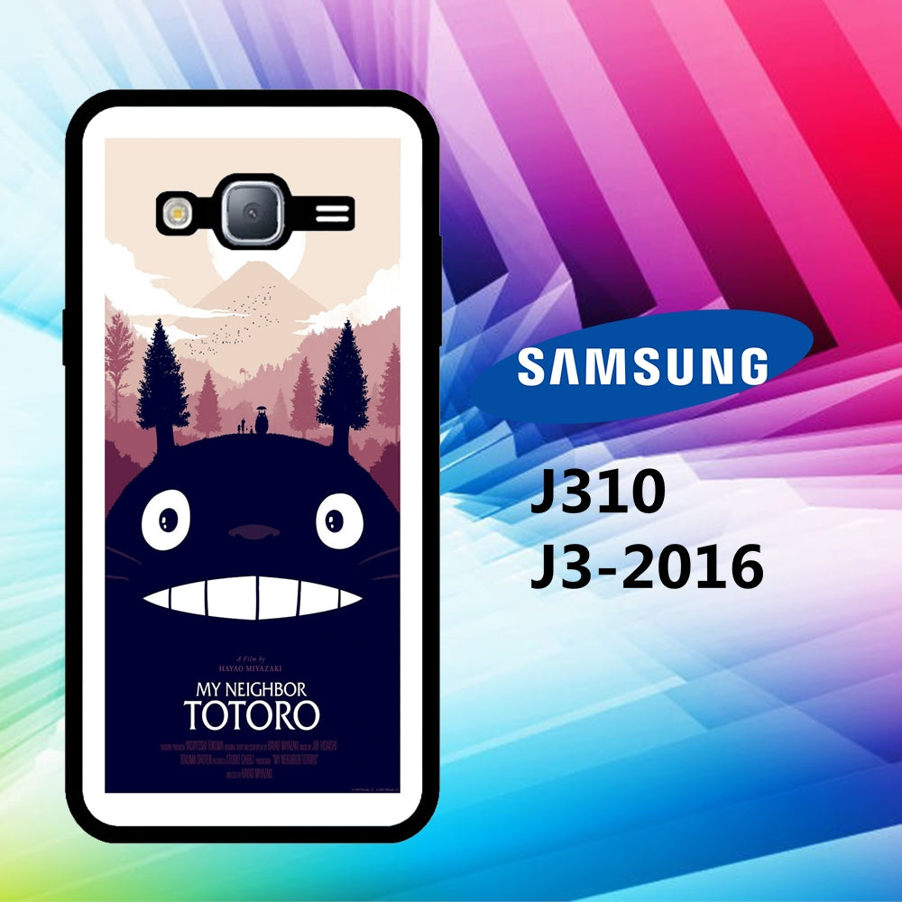 coque samsung J3 2016 J310 totoro wallpaper