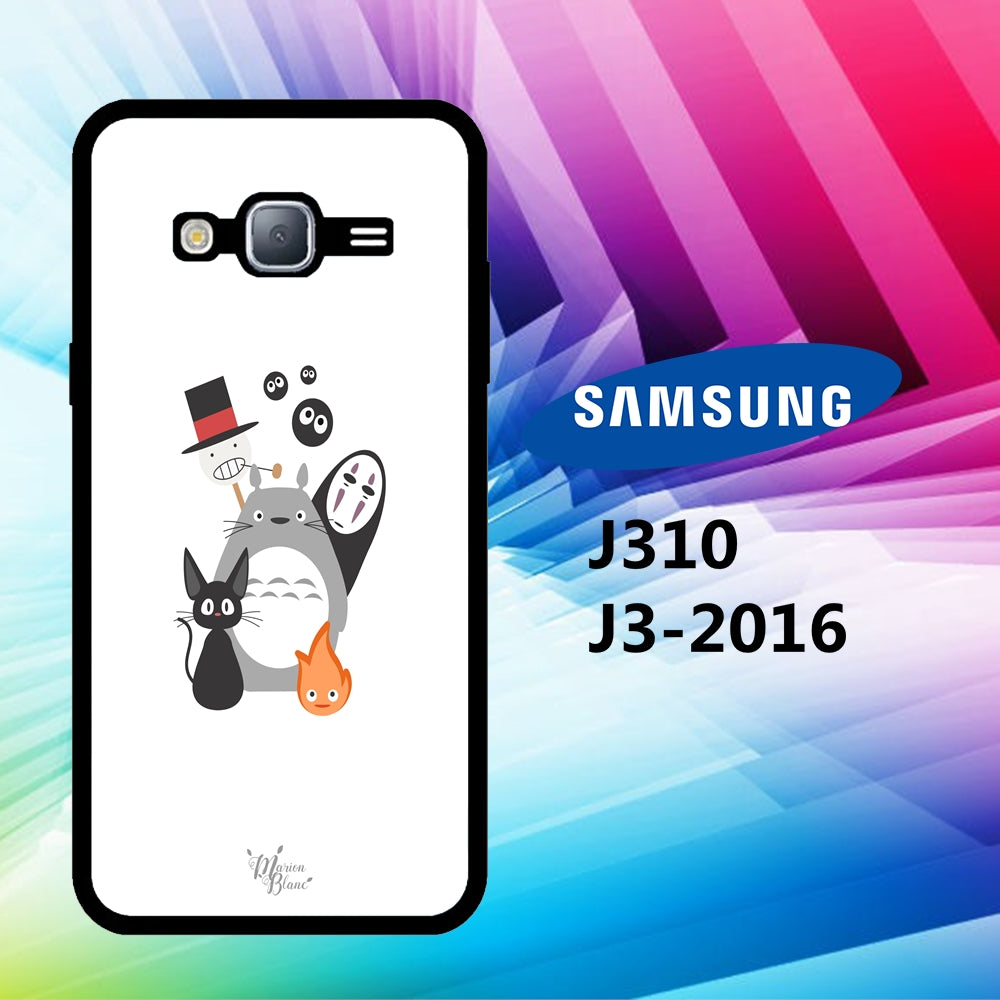 coque samsung J3 2016 J310 totoro wallpaper