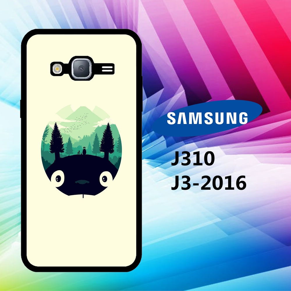 coque samsung J3 2016 J310 totoro wallpaper