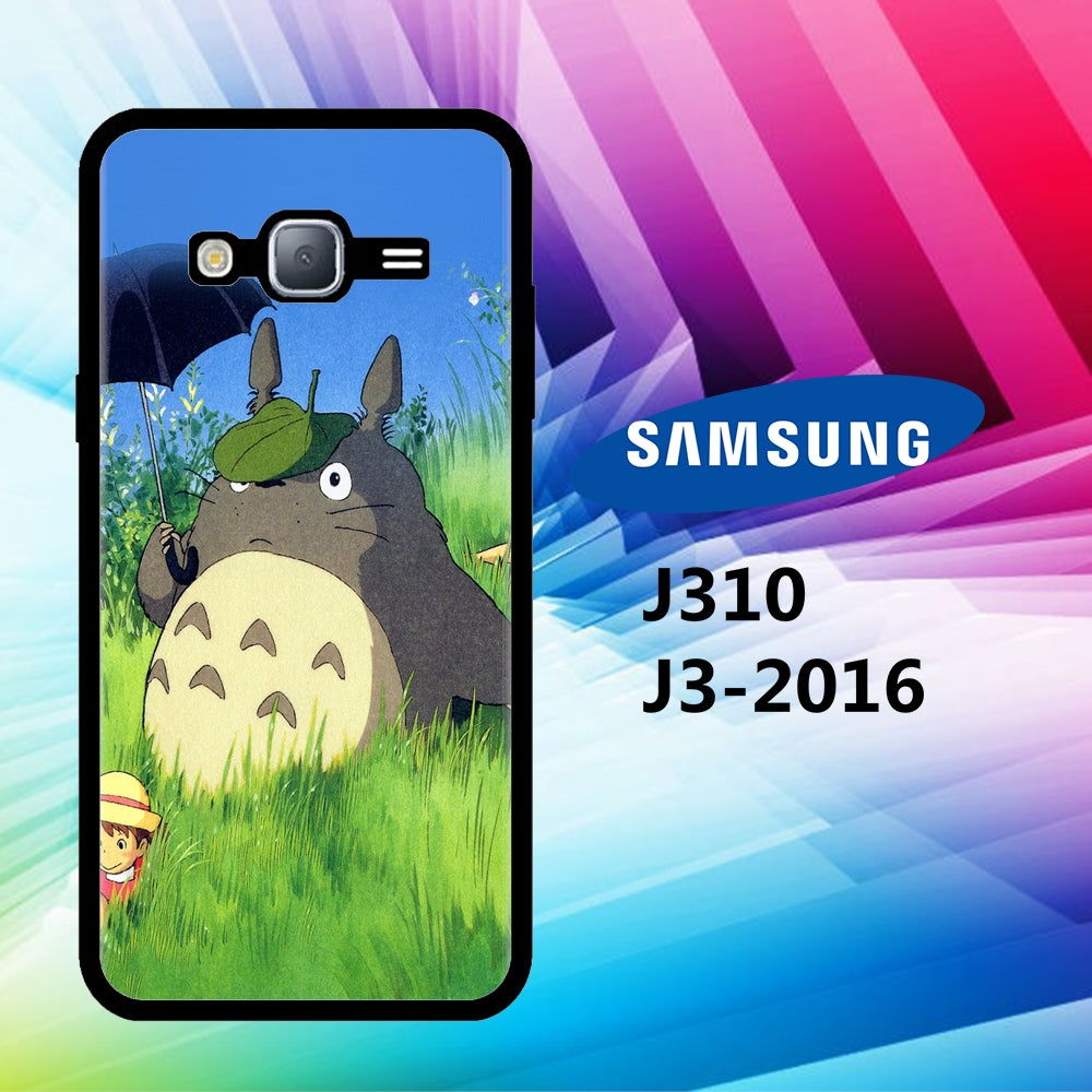 coque samsung J3 2016 J310 totoro wallpaper