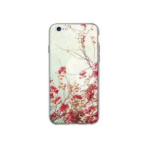 coque iphone 6 silicone motif fleur