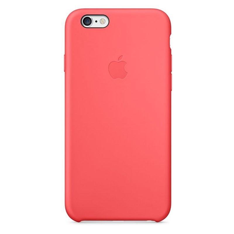 coque apple pour iphone 6 silicone rouge