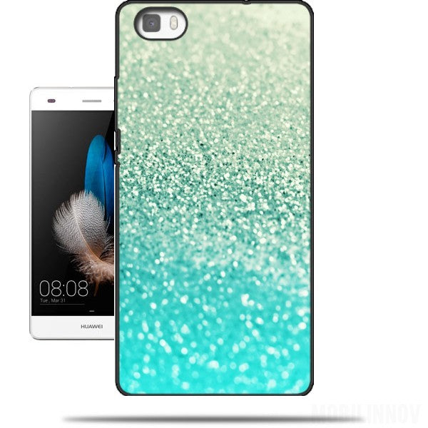 coque huawei p9 lite liquide bleu