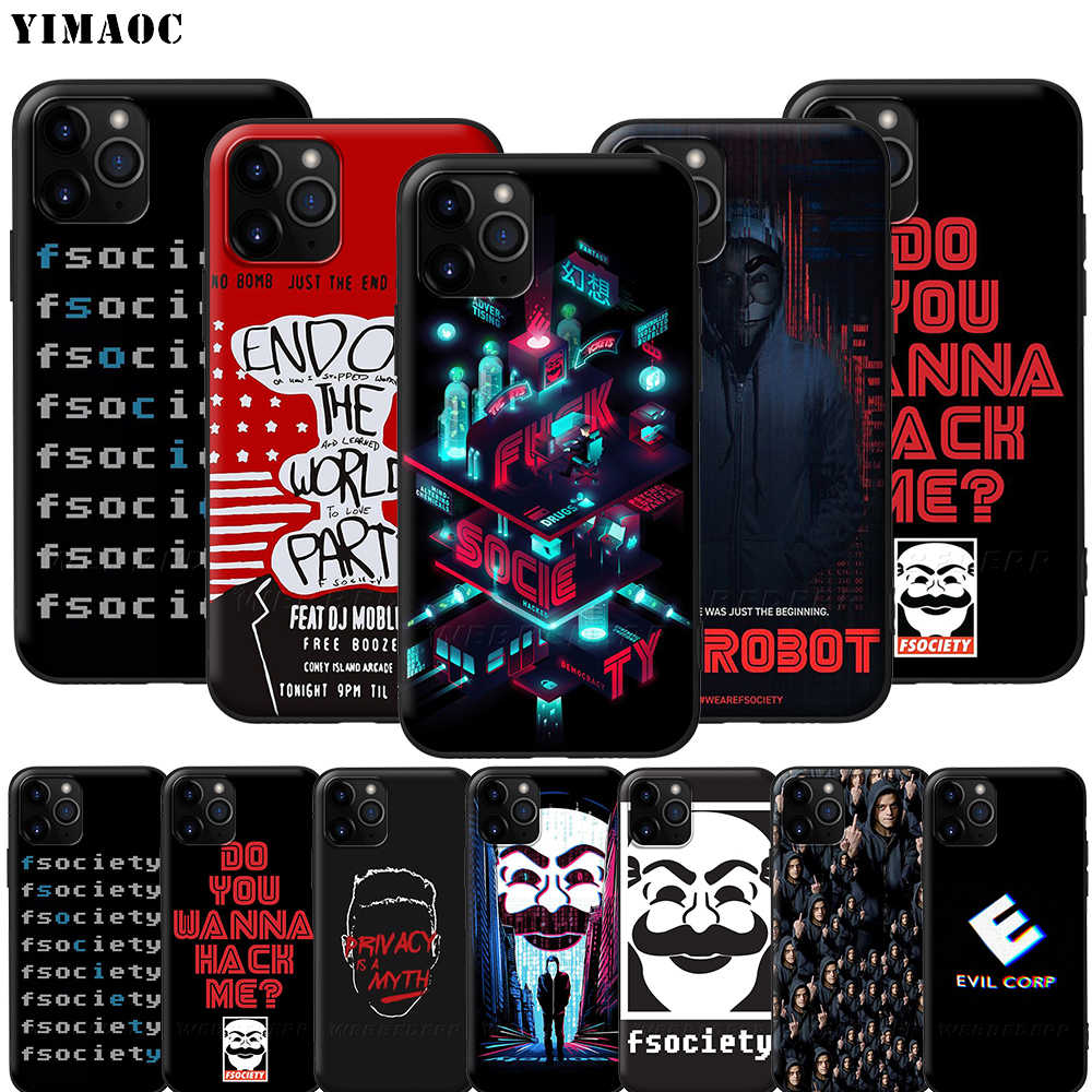 coque iphone 12 fsociety