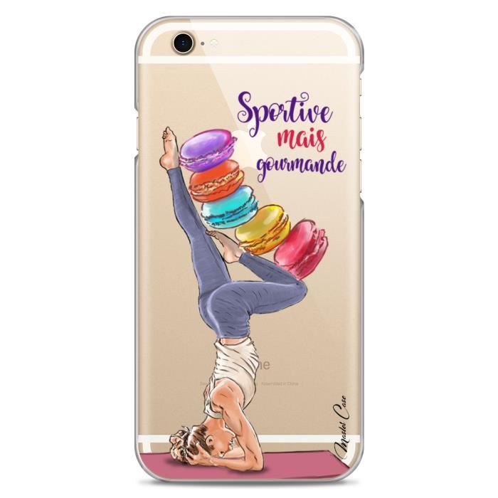 coque iphone 6 transparente avec motif sport