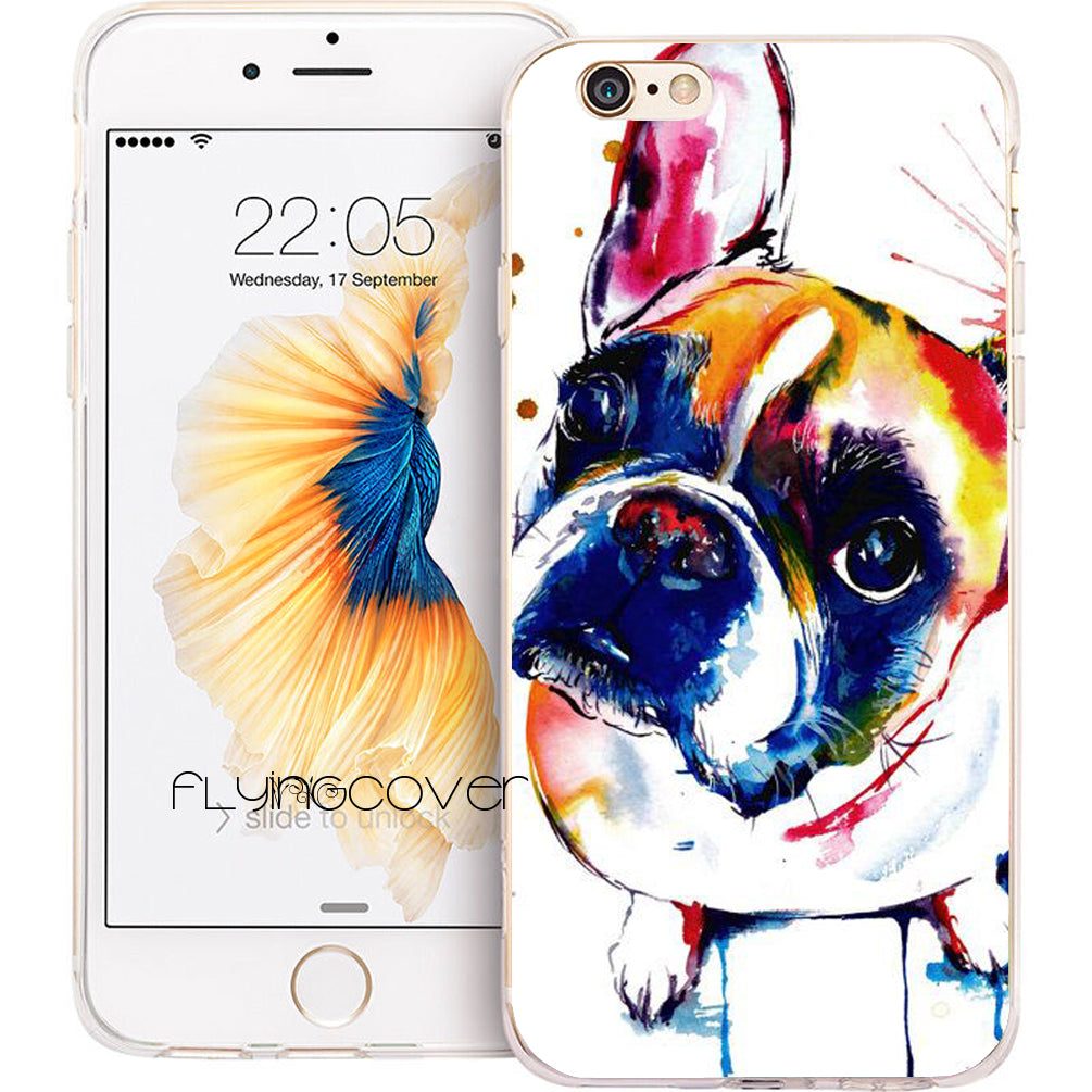 coque iphone 7 bouledogue francais