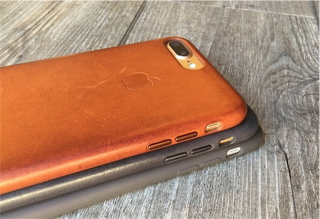 coque iphone 7 plus cuir marron