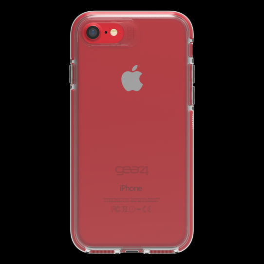 coque iphone 7 transparent rouge