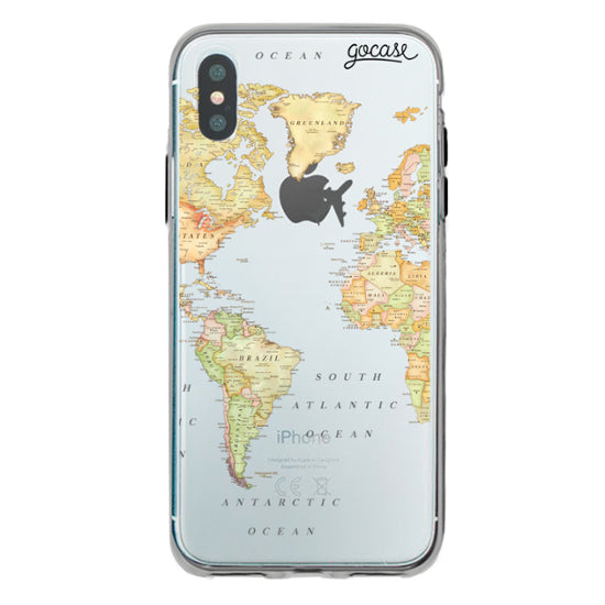 coque iphone xs map