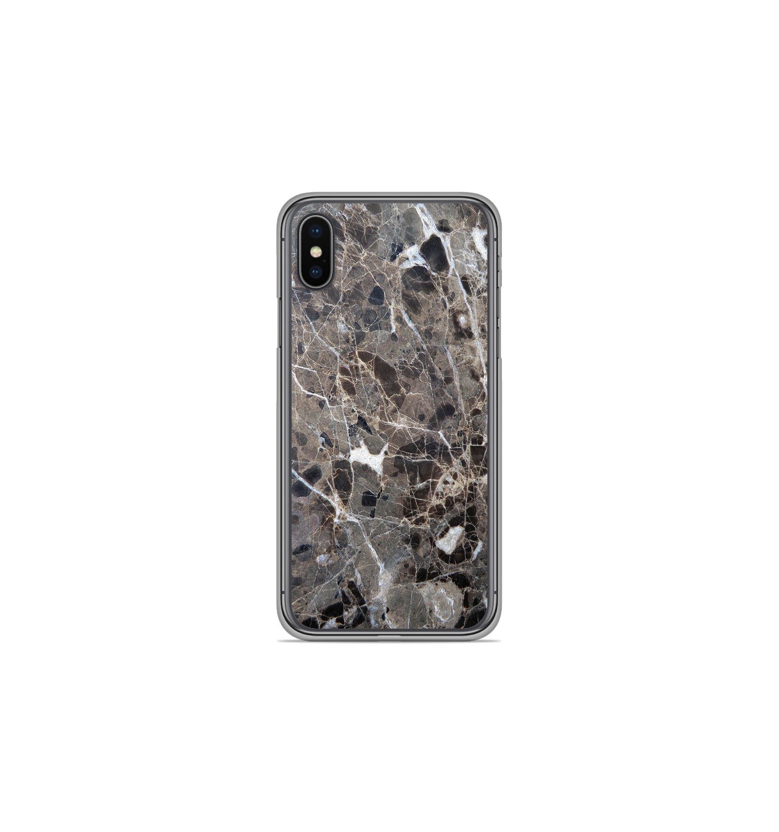 coque iphone xs silicone marbre