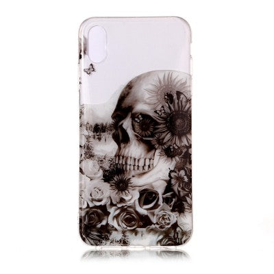 coque iphone xs tete de mort