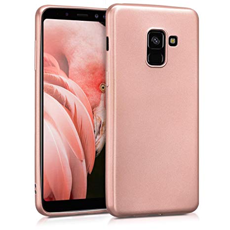 coque matte rose samsung a8 2018