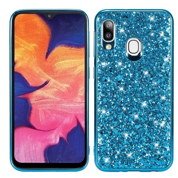 coque paillette samsung a20e