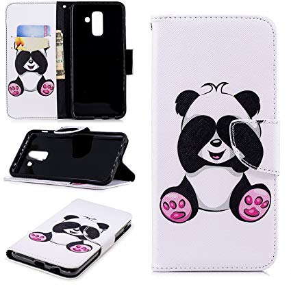 coque panda pour samsung a6 plus