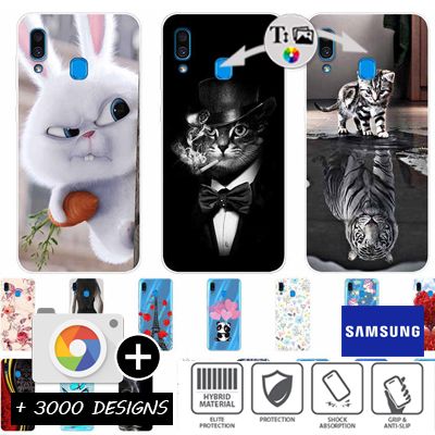 coque samsung a20 motif