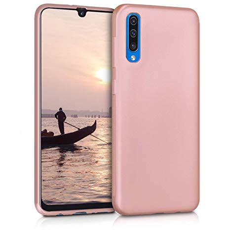 coque samsung a50 rose or