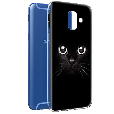 coque samsung a6 2018 chat noir