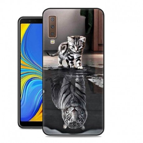 coque samsung a7 2018 chat