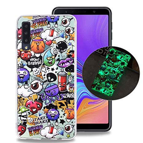 coque samsung a7 2018 fluorescence