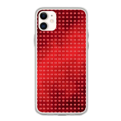 dots pattern on red colour coque iphone 11