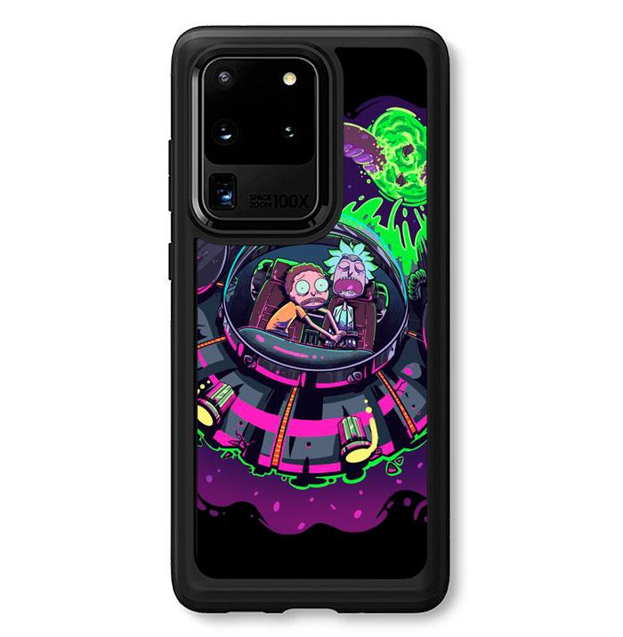 coque custodia cover fundas hoesjes j3 J5 J6 s20 s10 s9 s8 s7 s6 s5 plus edge B33221 Rick and Morty Art FJ0694 Samsung Galaxy S20 Ultra Case