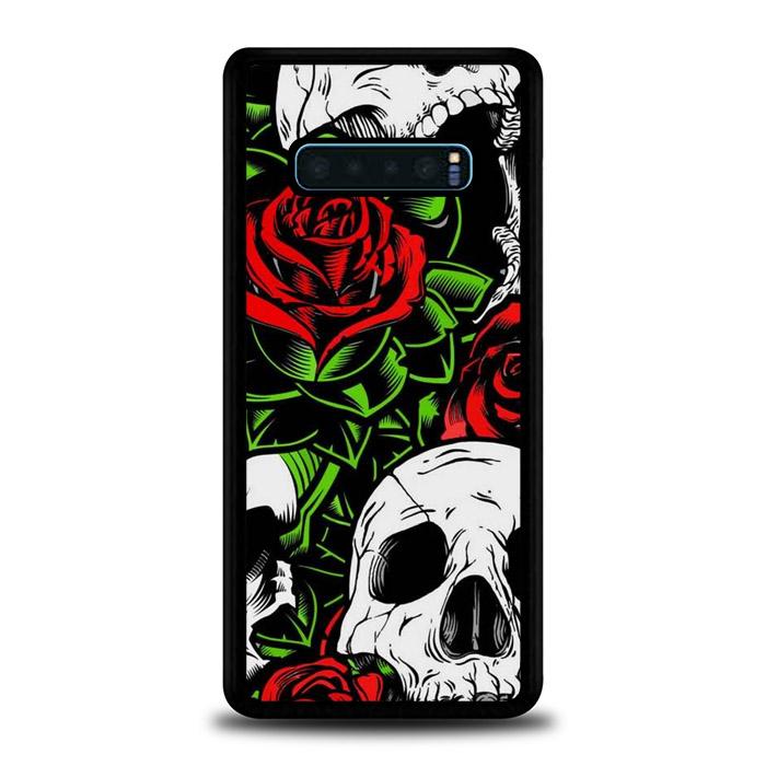 coque custodia cover fundas hoesjes j3 J5 J6 s20 s10 s9 s8 s7 s6 s5 plus edge B34603 Skull Flower FJ0973 LG Stylo 4 , Lg Stylo 4 Plus , Samsung Galaxy S10E , S10 Lite Case