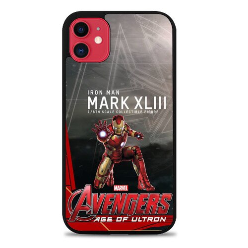 Coque iphone 5 6 7 8 plus x xs xr 11 pro max Iron Man Mark XLIII X3744