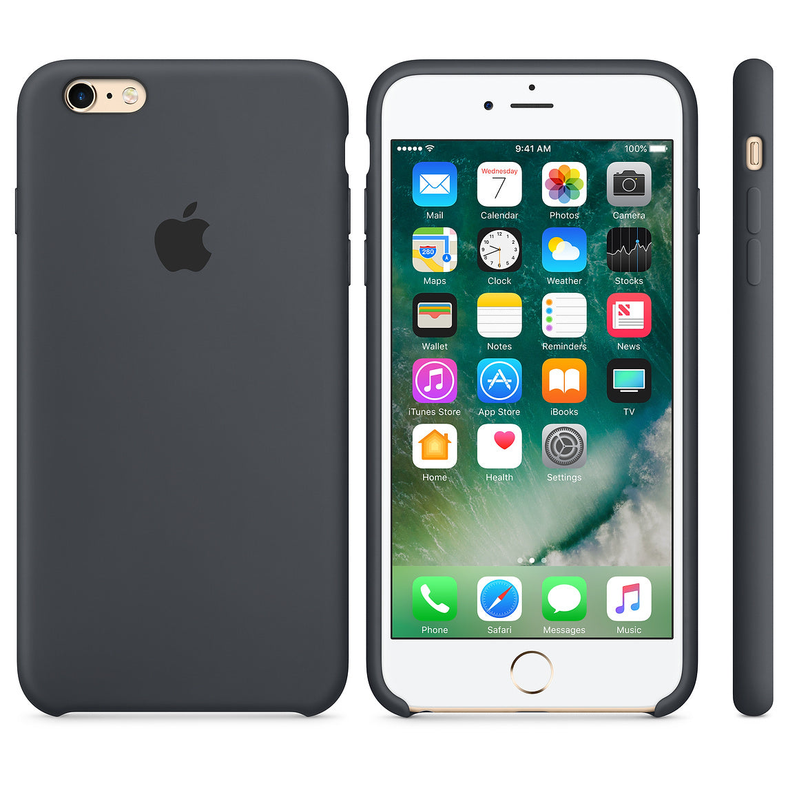 iphone 6 coque silicone noir