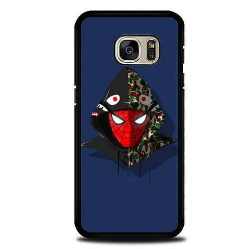 Spiderman Wear Bape Hoodie L3120 coque Samsung Galaxy S7