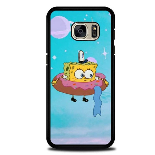 Spongebob Flyng Donuts L3262 coque Samsung Galaxy S7