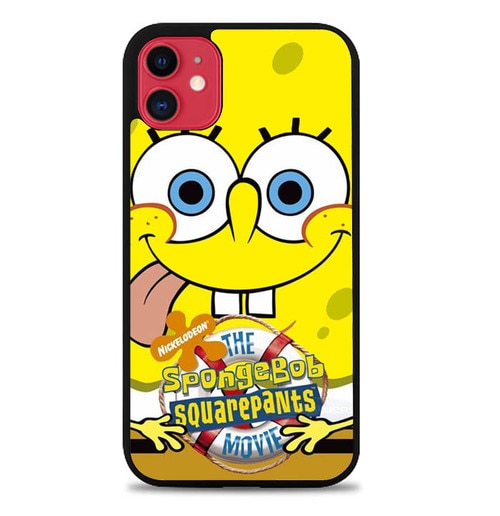 Coque iphone 5 6 7 8 plus x xs xr 11 pro max spongebob squarepants W4758