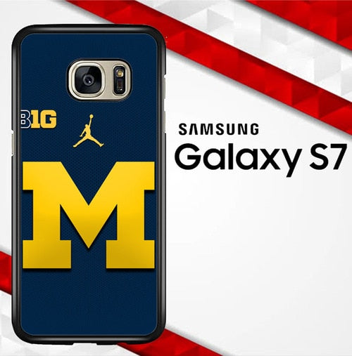 michigan wolverines W4837 coque Samsung Galaxy S7