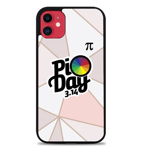 Coque iphone 5 6 7 8 plus x xs xr 11 pro max poster pi day W5417