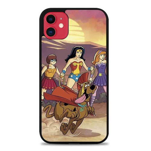 Coque iphone 5 6 7 8 plus x xs xr 11 pro max Scooby Doo x Captain Marvel P1263