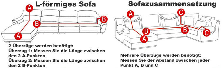 Ausziehbare Überzüge für Sessel und Sofas - Das Haus der Überzüge