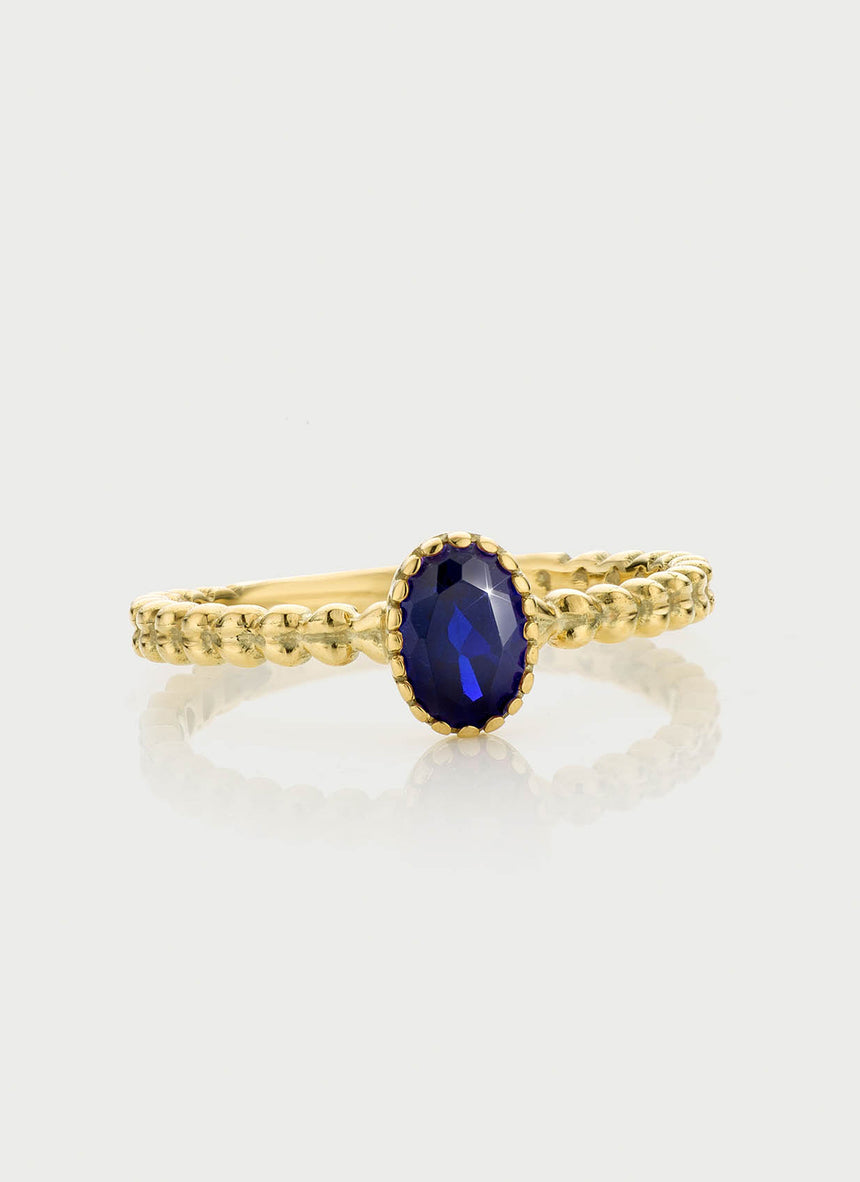 Caes aquamarine march birthstone ring 14k gold – Studio Kroewe