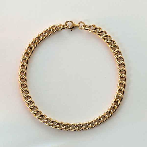 periode Kameraad Verslaafd Gourmet 5.2mm bracelet 14k gold – Studio Kroewe