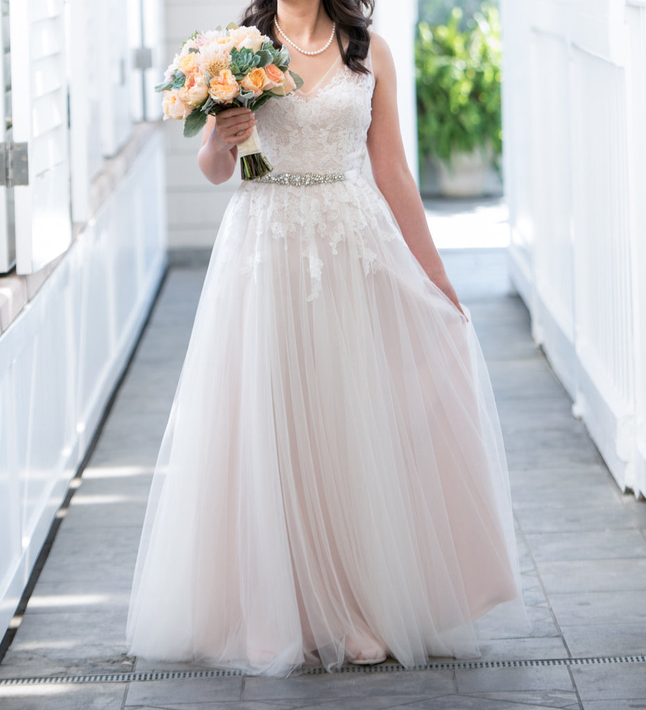 bhldn used wedding dress